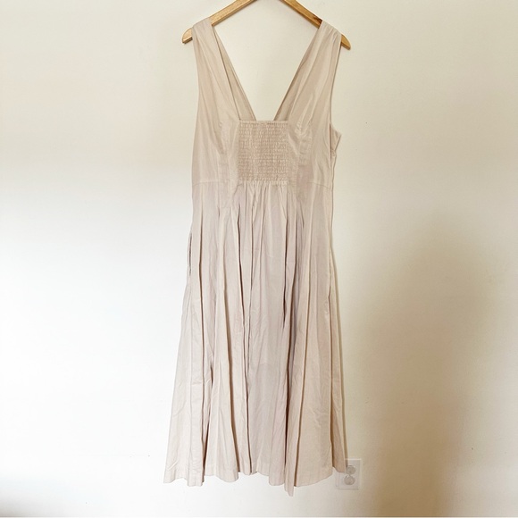 Anthropologie By Anthropologie Sleeveless V-Neck Corset Midi Dress - Picture 8 of 8